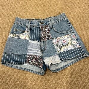 Express Quilted Jean Shorts